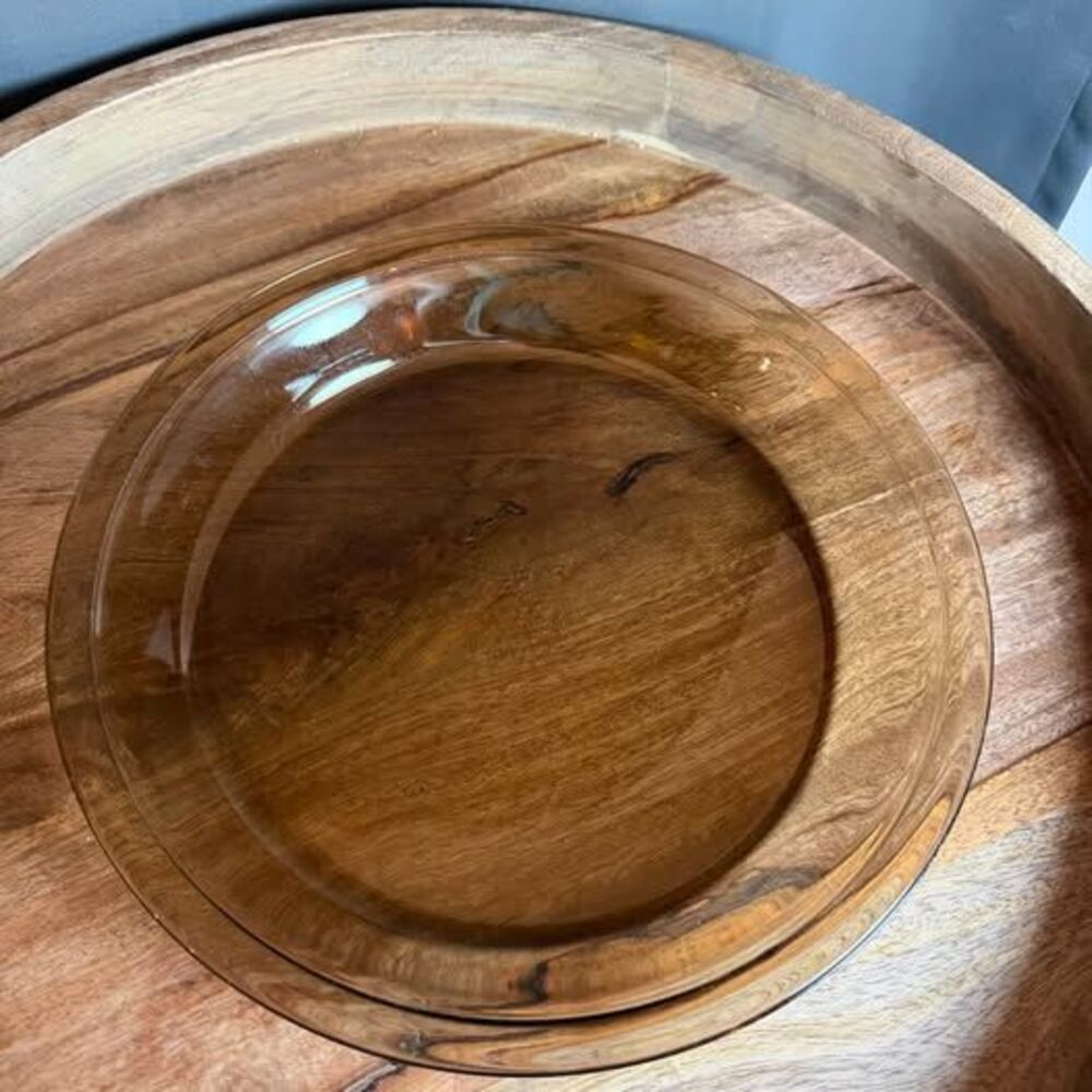 PYREX Fireside Amber 9-Inch Glass Pie Plate
